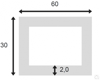 Tubo Rectangular Soldado
