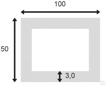 Tubo Rectangular Soldado