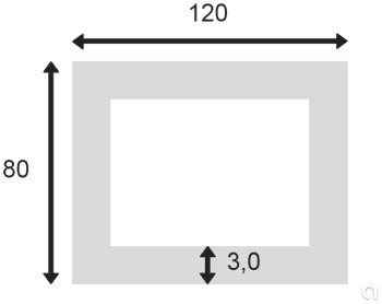 Tubo Rectangular Soldado