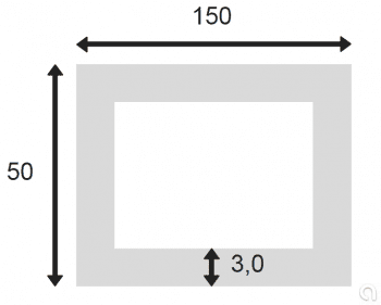 Tubo Rectangular Soldado