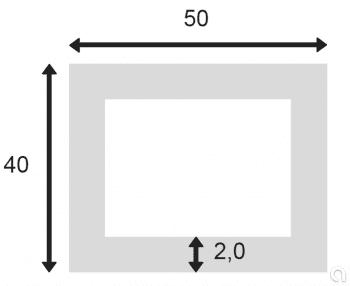 Tubo Rectangular Soldado