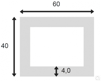 Tubo Rectangular Soldado