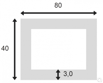 Tubo Rectangular Soldado
