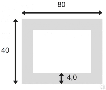 Tubo Rectangular Soldado