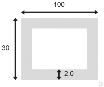 Tubo Rectangular Soldado
