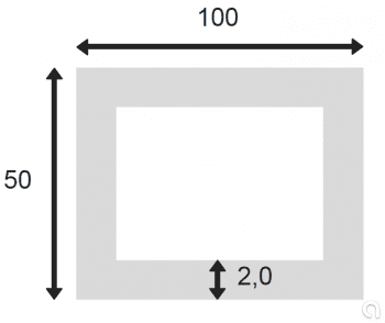 Tubo Rectangular Soldado
