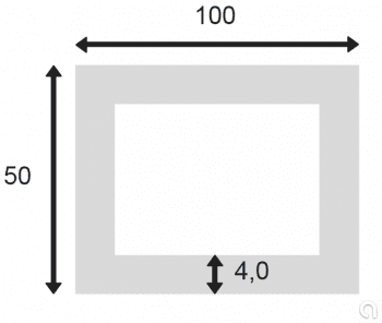 Tubo Rectangular Soldado