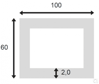 Tubo Rectangular Soldado