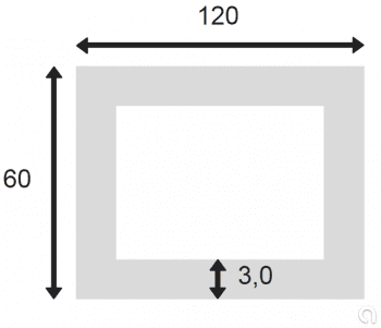 Tubo Rectangular Soldado