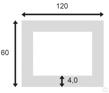 Tubo Rectangular Soldado