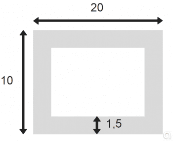 Tubo Rectangular Soldado
