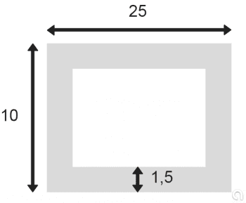 Tubo Rectangular Soldado