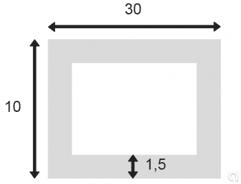 Tubo Rectangular Soldado