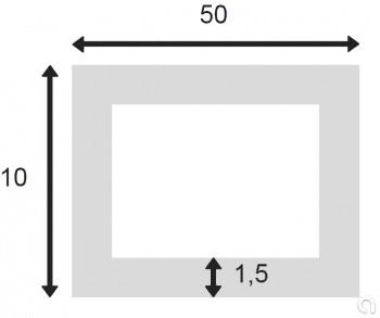 Tubo Rectangular Soldado