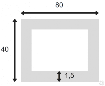 Tubo Rectangular Soldado