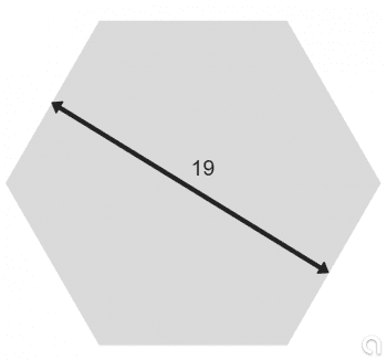Hexagonal de Latón Estirada - 1