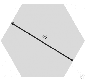 Hexagonal de Latón Estirada - 1