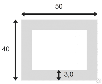 Tubo Rectangular Extr. 755-8
