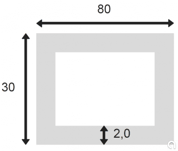 Tubo Rectangular Extr. 755-8