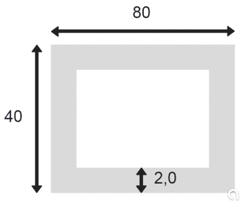 Tubo Rectangular Extr. 755-8