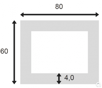 Tubo Rectangular Extr. 755-8