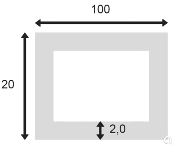 Tubo Rectangular Extr. 755-8