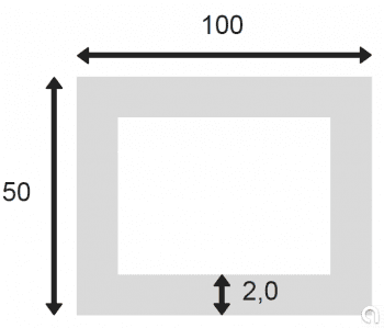 Tubo Rectangular Extr. 755-8