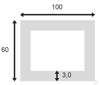 Tubo Rectangular Extr. 755-8