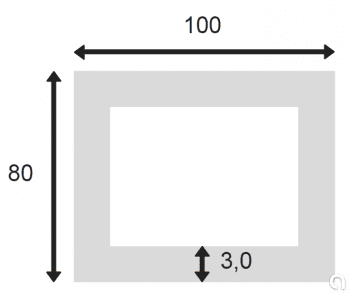 Tubo Rectangular Extr. 755-8
