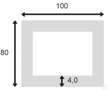 Tubo Rectangular Extr. 755-8