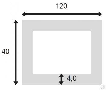 Tubo Rectangular Extr. 755-8