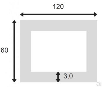 Tubo Rectangular Extr. 755-8
