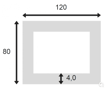 Tubo Rectangular Extr. 755-8