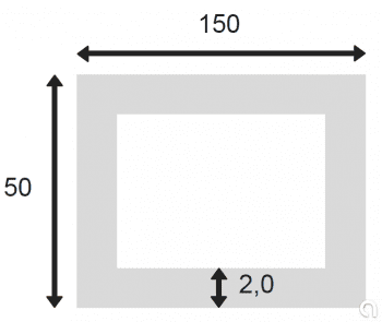 Tubo Rectangular Extr. 755-8