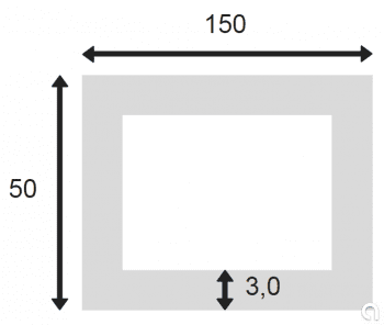 Tubo Rectangular Extr. 755-8