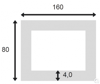 Tubo Rectangular Extr. 755-8