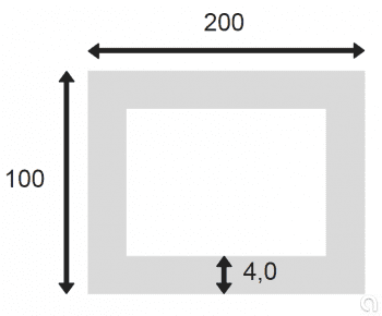Tubo Rectangular Extr. 755-8