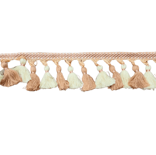 Flecos beige y salmón cobre - 2