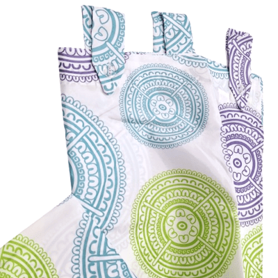 Cortina de baño mandalas turquesa - 2