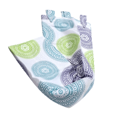 Cortina de baño mandalas turquesa - 3