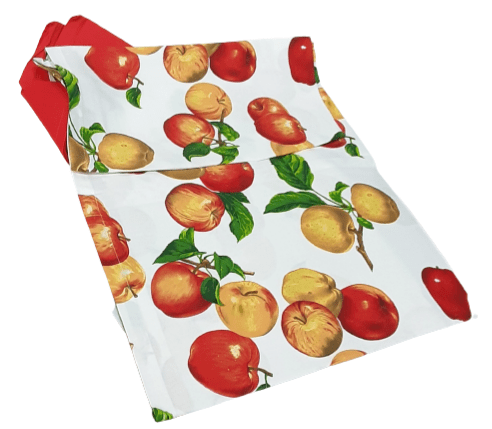 Mantelería Manzanas 150 x 150 + 6 - 3