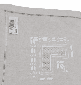 Mantelería lino bordado 180 x 315 + 12 - 2