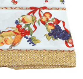 Mantelería Frutas 150 x 150 + 6 - 3