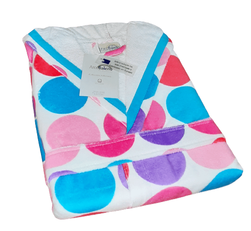 Albornoz terciopelo Lunares. Tallas: 8 y 12 - 1