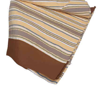 Mantelería rayitas marrón 180 x 225 + 8 - 3