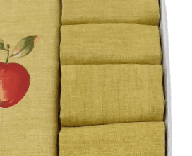 Mantelería Verde manzanas 150 + 6 - 2