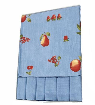 Mantelería manzanas Azul 150 x 150 + 6 - 3