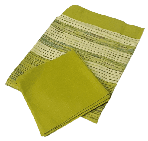 Mantelería rayas verdes 150 x 150 - 1