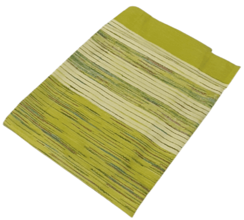 Mantelería rayas verdes 150 x 150 - 2