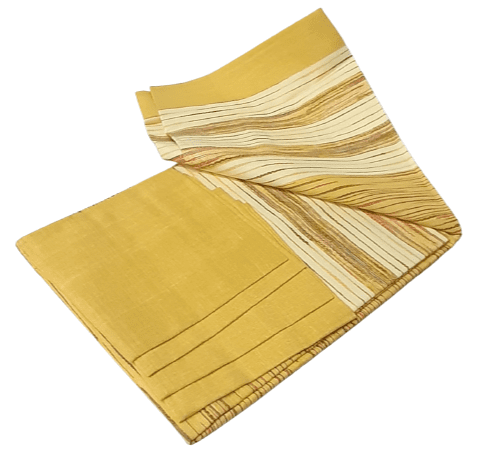 Mantelería rayas amarillas 150 x 150 - 3